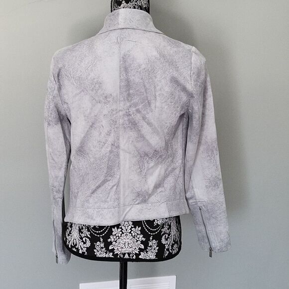Jones New York Drape Front Jacket (Silver Grey) Women's Jacket - Picture 4 of 6